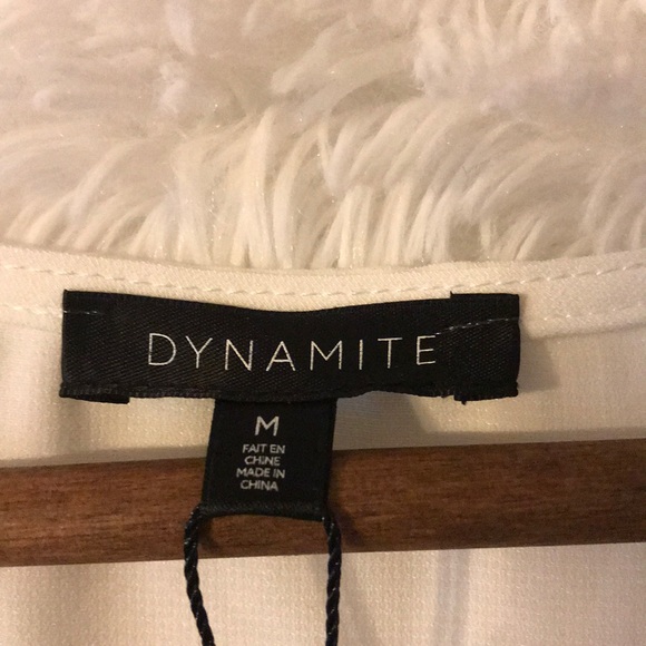 NWT DYNAMITE SIZE M TOP blouse - Picture 2 of 8